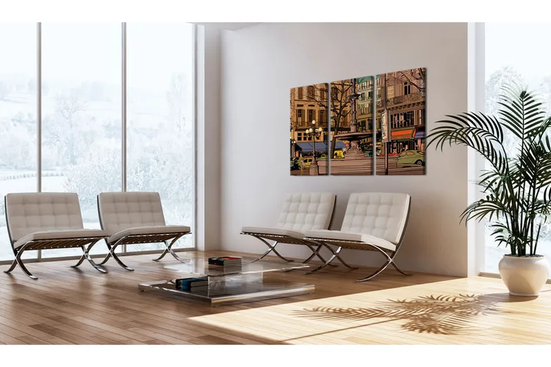 Billede Stille Aften Paris 60x40 - Artgeist sp. z o. o. - Boligtilbehør - Billeder & kunst - Billeder på lærred