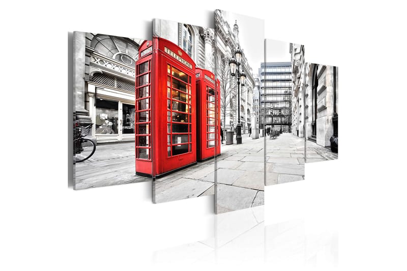 Billede Street Of London 200x100 - Artgeist sp. z o. o. - Boligtilbehør - Billeder & kunst - Billeder på lærred