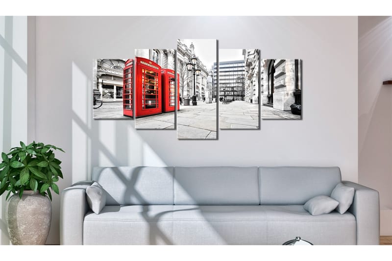 Billede Street Of London 200x100 - Artgeist sp. z o. o. - Boligtilbehør - Billeder & kunst - Billeder på lærred