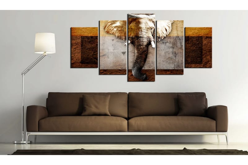 Billede Strength Of Africa 200x100 - Artgeist sp. z o. o. - Boligtilbehør - Billeder & kunst - Billeder på lærred