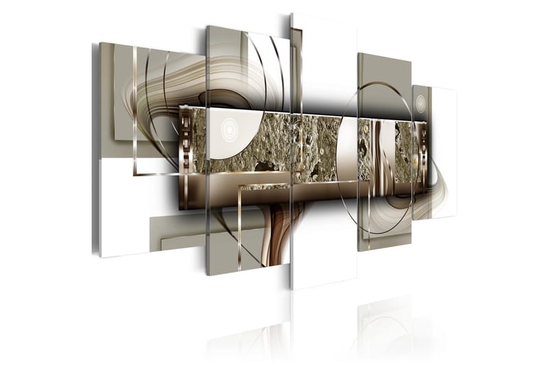 Billede Structure Of Gold 100x50, Artgeist sp. z o. o.