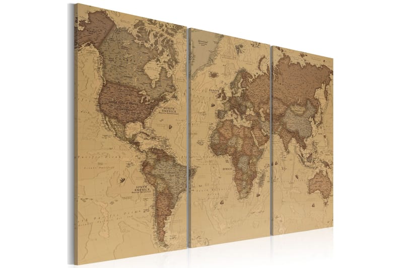 Billede Stylish World Map 90x60, Artgeist sp. z o. o.