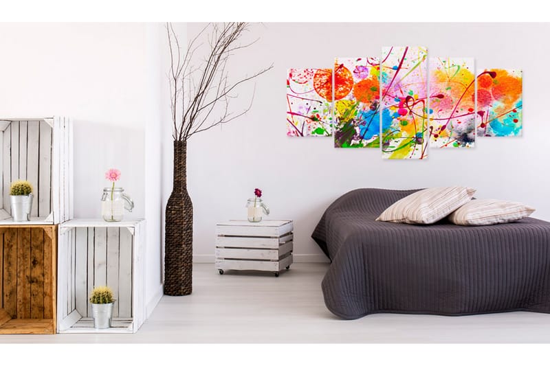 Billede Summer Of Colours 200x100 - Artgeist sp. z o. o. - Boligtilbehør - Billeder & kunst - Billeder på lærred