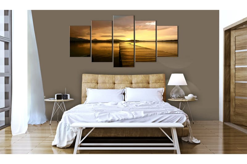 Billede Sunset Island 200x100 - Artgeist sp. z o. o. - Boligtilbehør - Billeder & kunst - Billeder på lærred