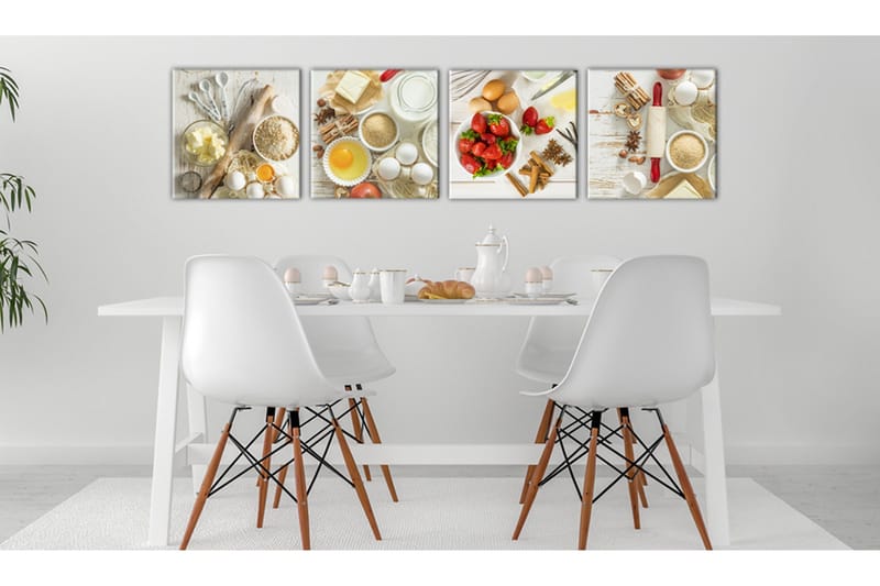 Billede Sweet Kitchen 40x40 - Artgeist sp. z o. o. - Boligtilbehør - Billeder & kunst - Billeder på lærred