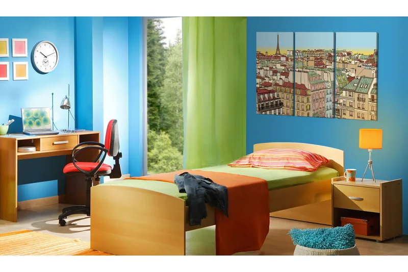 Billede Sweet Paris 120x80 - Artgeist sp. z o. o. - Boligtilbehør - Billeder & kunst - Billeder på lærred