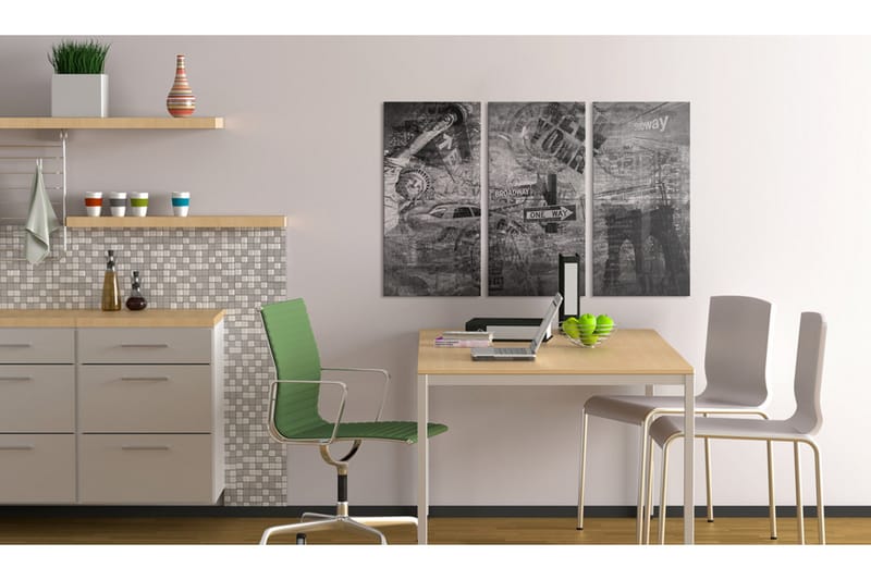 Billede Symboler Nyc 60x40 - Artgeist sp. z o. o. - Boligtilbehør - Billeder & kunst - Billeder på lærred