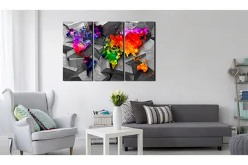 Billede Symmetry Of The World 120x80 - Artgeist sp. z o. o. - Boligtilbehør - Billeder & kunst - Billeder på lærred