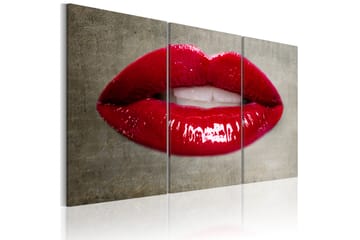 Billede Tæppe læber 90x60
