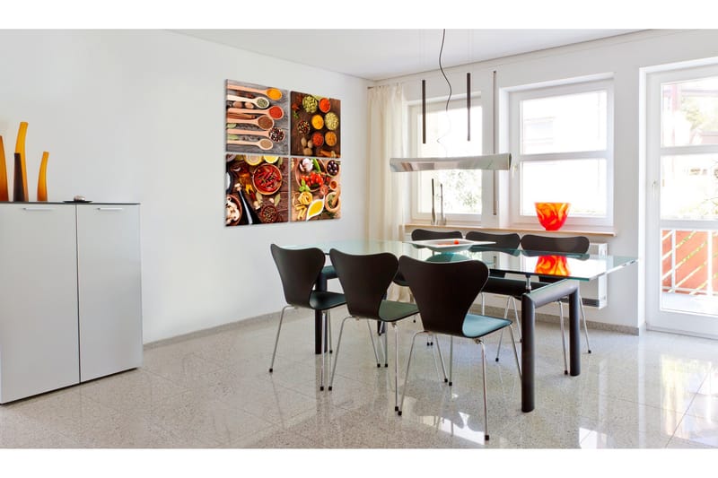 Billede Tastes Of The World 40x40 - Artgeist sp. z o. o. - Boligtilbehør - Billeder & kunst - Billeder på lærred