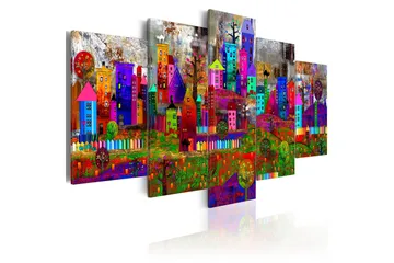 Billede The City Of Expression 100x50 - Artgeist sp. z o. o. - Boligtilbehør - Billeder & kunst - Billeder på lærred