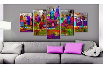 Billede The City Of Expression 100x50 - Artgeist sp. z o. o. - Boligtilbehør - Billeder & kunst - Billeder på lærred