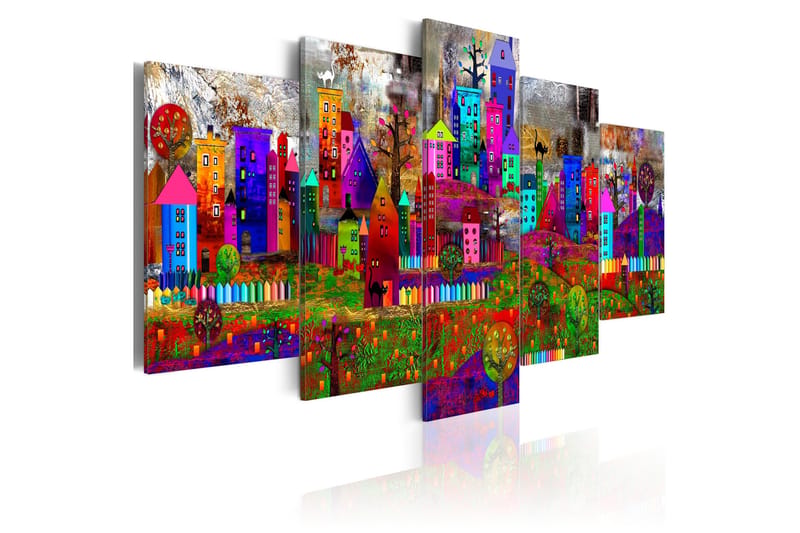 Billede The City Of Expression 200x100, Artgeist sp. z o. o.