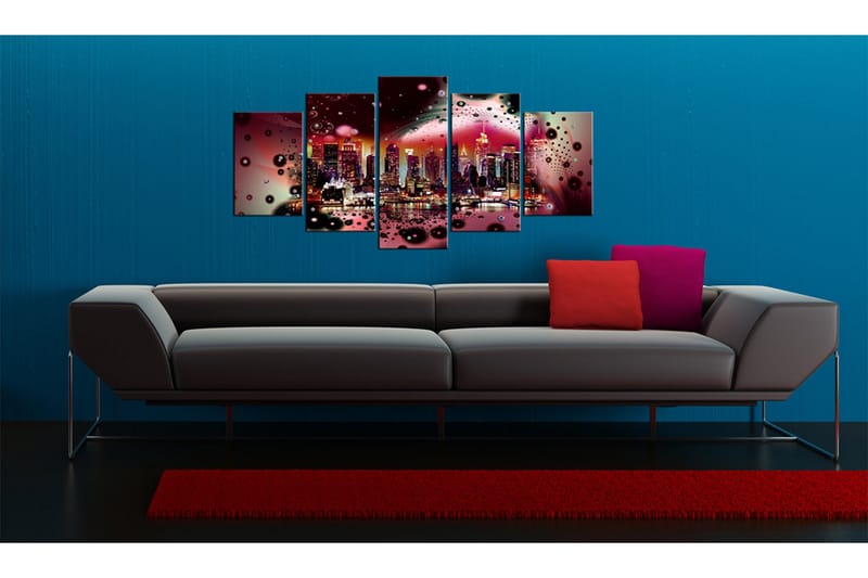 Billede The Colours Of New York 100x50 - Artgeist sp. z o. o. - Boligtilbehør - Billeder & kunst - Billeder på lærred