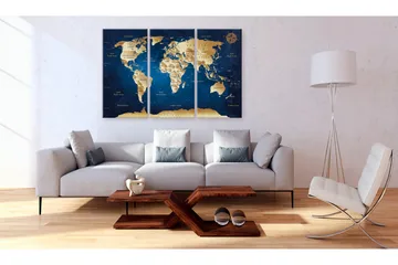 Billede The Dark Blue Depths 90x60 - Artgeist sp. z o. o. - Boligtilbehør - Billeder & kunst - Billeder på lærred