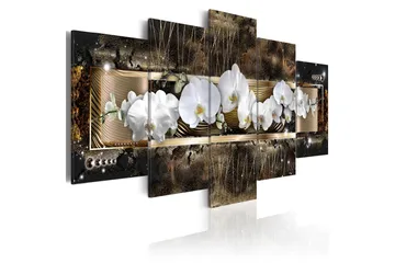 Billede The Dream Of A Orchids 200x100 - Artgeist sp. z o. o. - Boligtilbehør - Billeder & kunst - Billeder på lærred