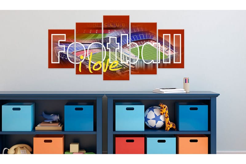 Billede The Game Love 100x50 - Artgeist sp. z o. o. - Boligtilbehør - Billeder & kunst - Billeder på lærred