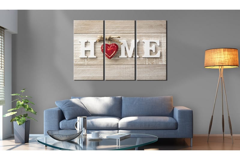 Billede The Heart Of The Home 120x80 - Artgeist sp. z o. o. - Boligtilbehør - Billeder & kunst - Billeder på lærred