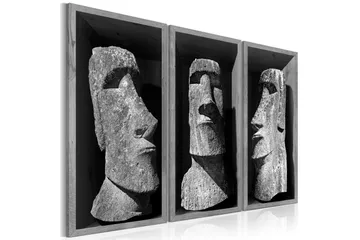 Billede The Mystery Of Easter Island 120x80 - Artgeist sp. z o. o. - Boligtilbehør - Billeder & kunst - Billeder på lærred