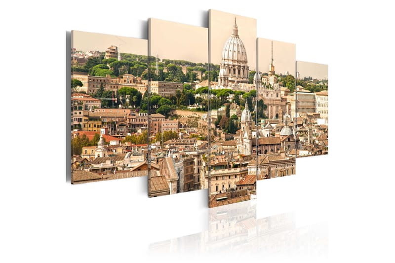 Billede The Roofs Of The Eternal City 100x50 - Artgeist sp. z o. o. - Boligtilbehør - Billeder & kunst - Billeder på lærred