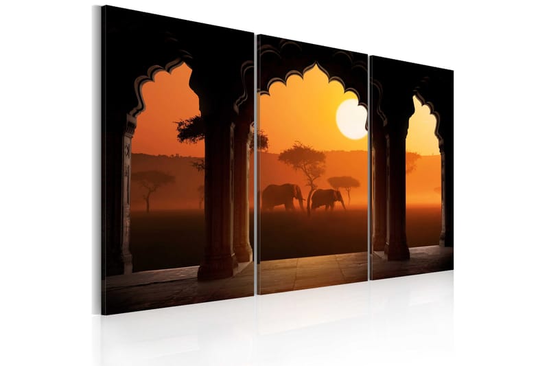 Billede The Tranquillity Of Africa Triptych 60x40, Artgeist sp. z o. o.