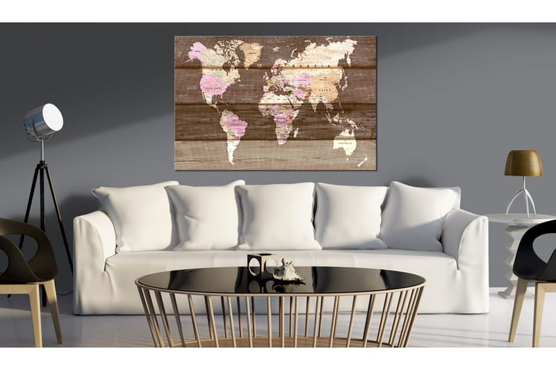 Billede The Wooden World 120x80, Artgeist sp. z o. o.