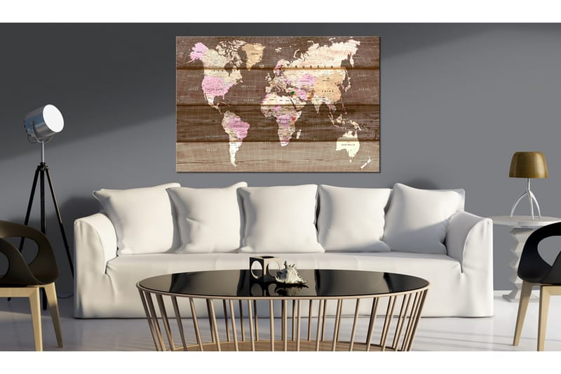 Billede The Wooden World 90x60, Artgeist sp. z o. o.