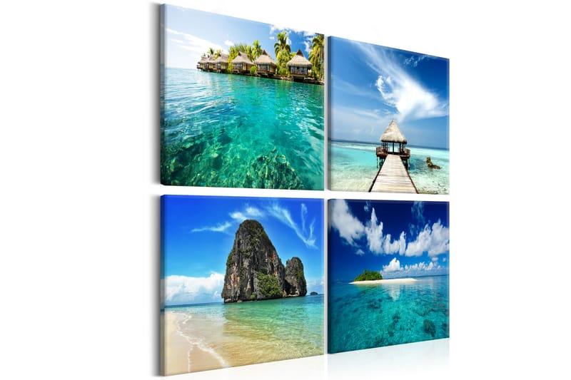Billede The Places Of Dreams 80x80 - Artgeist sp. z o. o. - Boligtilbehør - Billeder & kunst - Billeder på lærred
