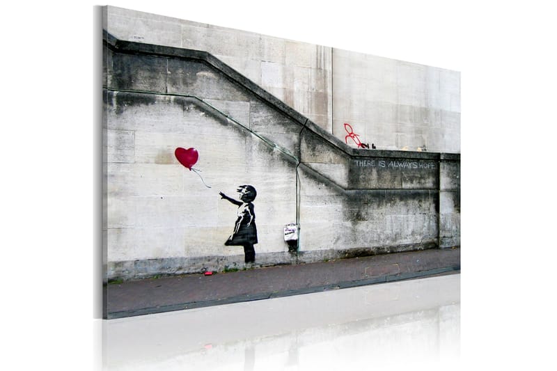 Billede There Is Always Hope Banksy 60x40 - Artgeist sp. z o. o. - Boligtilbehør - Billeder & kunst - Billeder på lærred