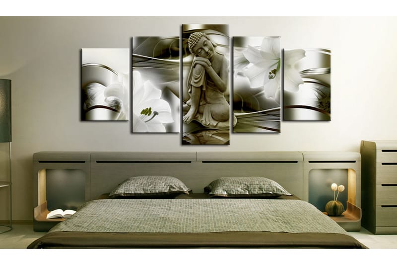 Billede Thoughts Of The Buddha 100x50 - Artgeist sp. z o. o. - Boligtilbehør - Billeder & kunst - Billeder på lærred
