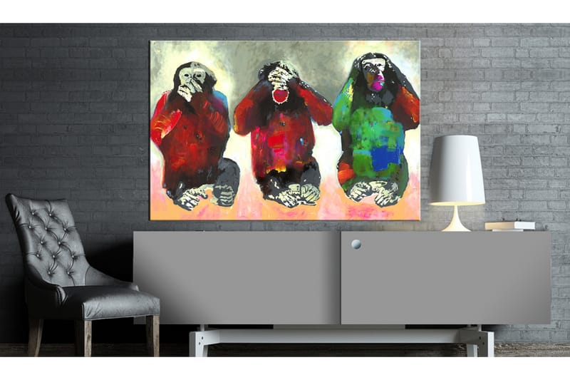Billede Three Wise Monkeys 120x80, Artgeist sp. z o. o.