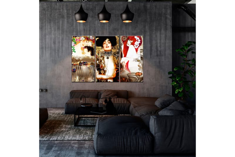 Billede Three Women 3 Parts 120x80 - Artgeist sp. z o. o. - Boligtilbehør - Billeder & kunst - Billeder på lærred