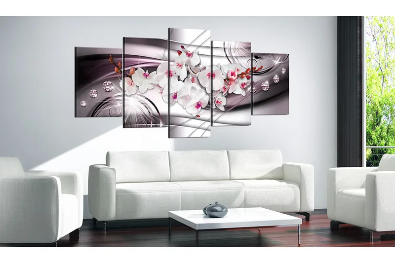 Billede Tint Of Orchid 100x50 - Artgeist sp. z o. o. - Boligtilbehør - Billeder & kunst - Billeder på lærred