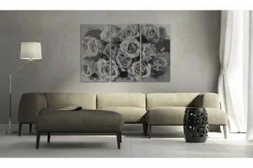Billede Tolv Roses Triptych 120x80 - Artgeist sp. z o. o. - Boligtilbehør - Billeder & kunst - Billeder på lærred