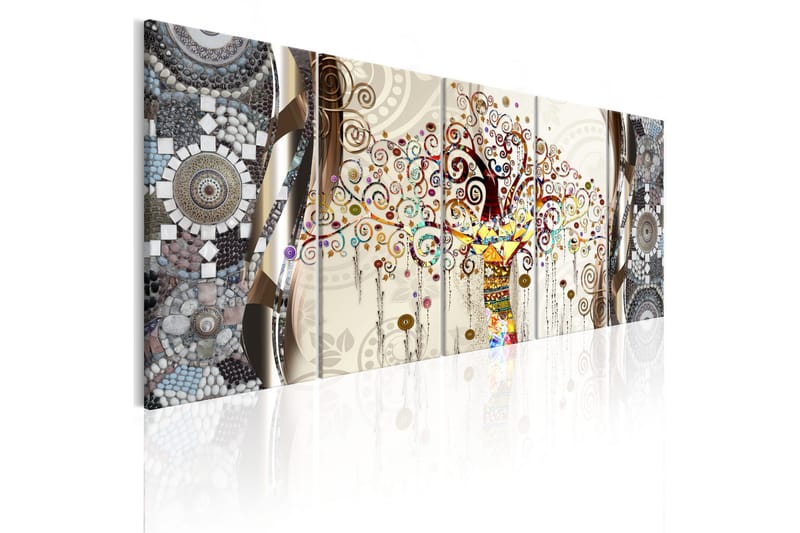 Billede Tree And Mosaic 225x90, Artgeist sp. z o. o.