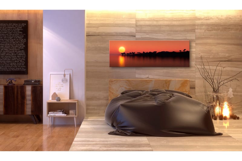 Billede Tree Island 135x45 - Artgeist sp. z o. o. - Boligtilbehør - Billeder & kunst - Billeder på lærred
