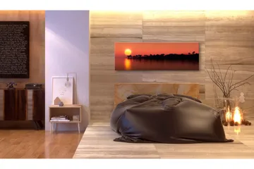 Billede Tree Island 150x50 - Artgeist sp. z o. o. - Boligtilbehør - Billeder & kunst - Billeder på lærred