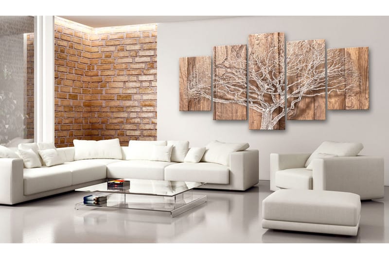 Billede Tree Story 200x100 - Artgeist sp. z o. o. - Boligtilbehør - Billeder & kunst - Billeder på lærred