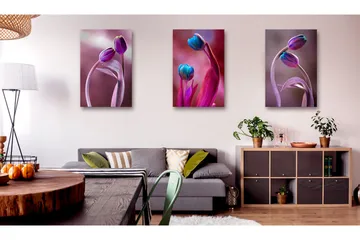 Billede Tulips In Love 120x60 - Artgeist sp. z o. o. - Boligtilbehør - Billeder & kunst - Billeder på lærred