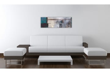 Billede Turkis Accenter 120x40 - Artgeist sp. z o. o. - Boligtilbehør - Billeder & kunst - Billeder på lærred