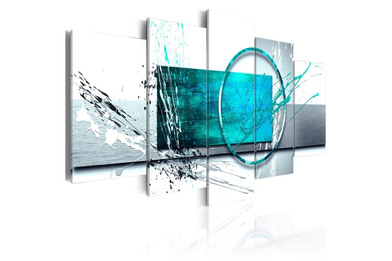 Billede Turquoise Expression 100x50, Artgeist sp. z o. o.