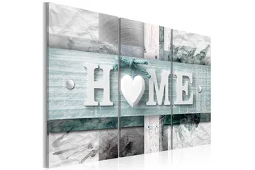 Billede Turquoise Fusion 90x60 - Artgeist sp. z o. o. - Boligtilbehør - Billeder & kunst - Billeder på lærred