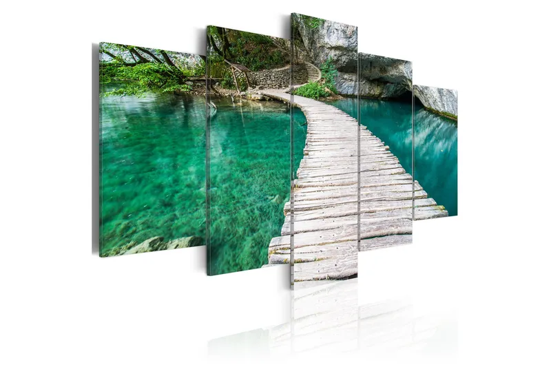 Billede Turquoise Lake 200x100, Artgeist sp. z o. o.
