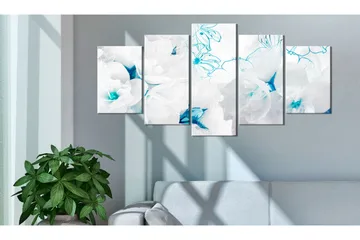 Billede Turquoise Threads 100x50 - Artgeist sp. z o. o. - Boligtilbehør - Billeder & kunst - Billeder på lærred