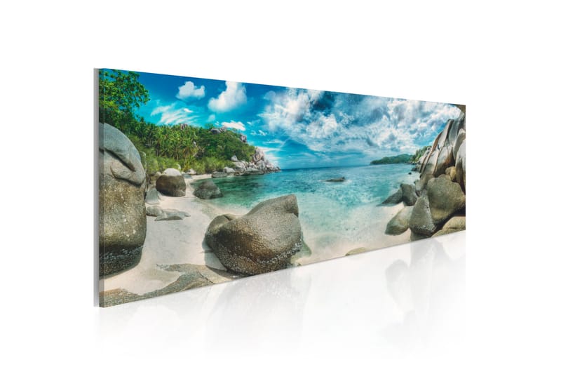 Billede Turquoise Paradise 120x40 - Artgeist sp. z o. o. - Boligtilbehør - Billeder & kunst - Billeder på lærred
