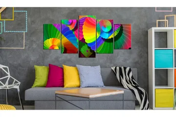 Billede Twisted Colours 100x50 - Artgeist sp. z o. o. - Boligtilbehør - Billeder & kunst - Billeder på lærred