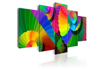 Billede Twisted Colours 100x50 - Artgeist sp. z o. o. - Boligtilbehør - Billeder & kunst - Billeder på lærred