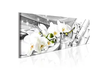 Billede Twisted Orchids 120x40 - Artgeist sp. z o. o. - Boligtilbehør - Billeder & kunst - Billeder på lærred
