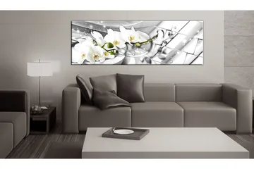 Billede Twisted Orchids 120x40 - Artgeist sp. z o. o. - Boligtilbehør - Billeder & kunst - Billeder på lærred