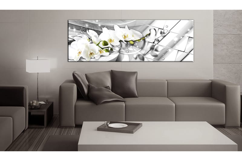 Billede Twisted Orchids 120x40 - Artgeist sp. z o. o. - Boligtilbehør - Billeder & kunst - Billeder på lærred